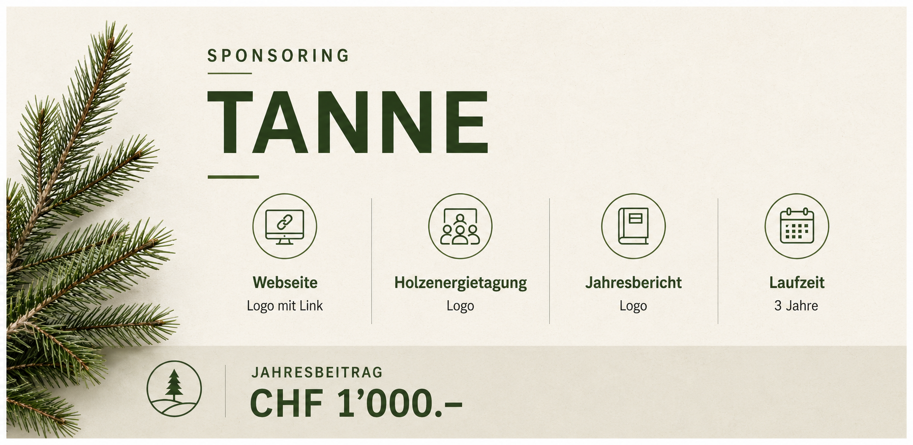 Sponsoring Tanne