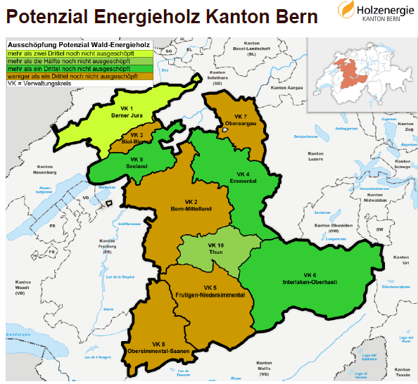Holzenergie Kanton Bern